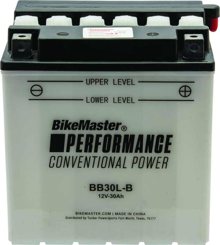 BikeMaster BB30L-B Battery - Rowdy Warehouse 