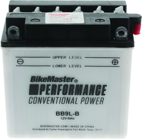 BikeMaster BB9L-B Battery - Rowdy Warehouse 