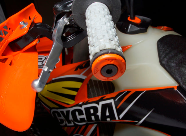 Cycra Grip Armor Bar End - Orange - Rowdy Warehouse 