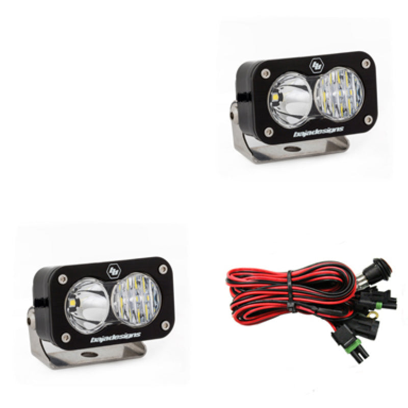 Baja Designs S2 Pro Series LED Light Pods Driving Combo Pattern - Pair - Rowdy Warehouse 