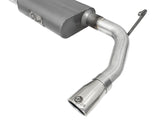 aFe Scorpion 2-1/2in Alum Steel Axle-Back Exhaust w/Polished Tip 07-18 Jeep Wrangler JK V6-3.6/3.8L