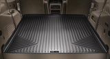 Husky Liners 21-23 Tahoe/Yukon Weatherbeater Cargo Liner Behind 2rd Row Over Folded 3rd Row - Black