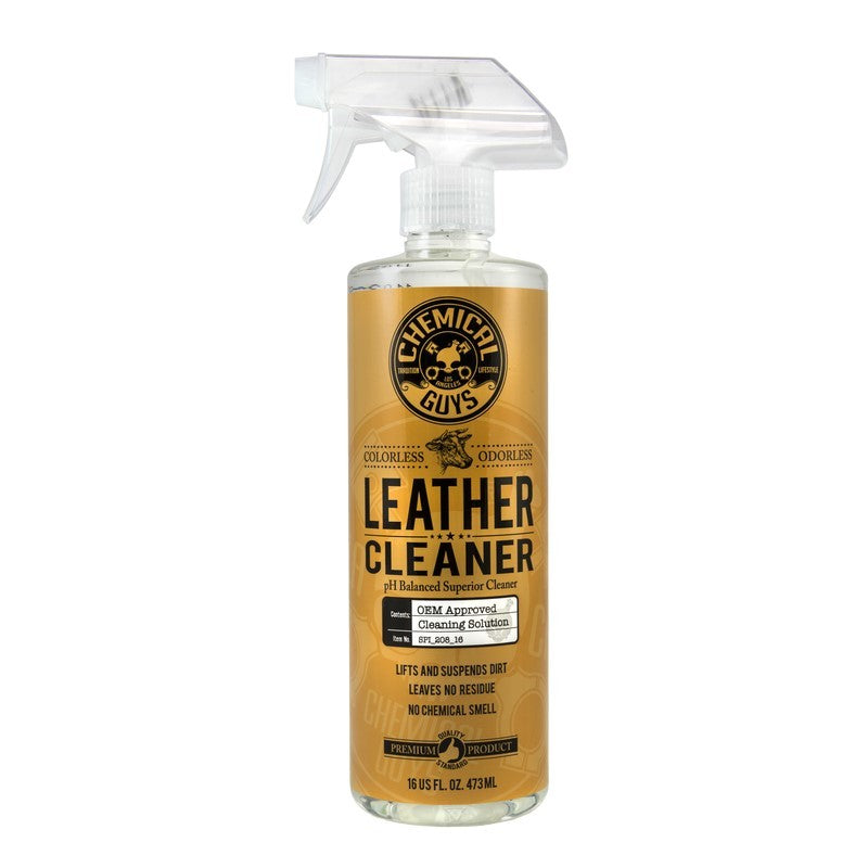 Chemical Guys Leather Cleaner Colorless & Odorless Super Cleaner - 16oz - Rowdy Warehouse 