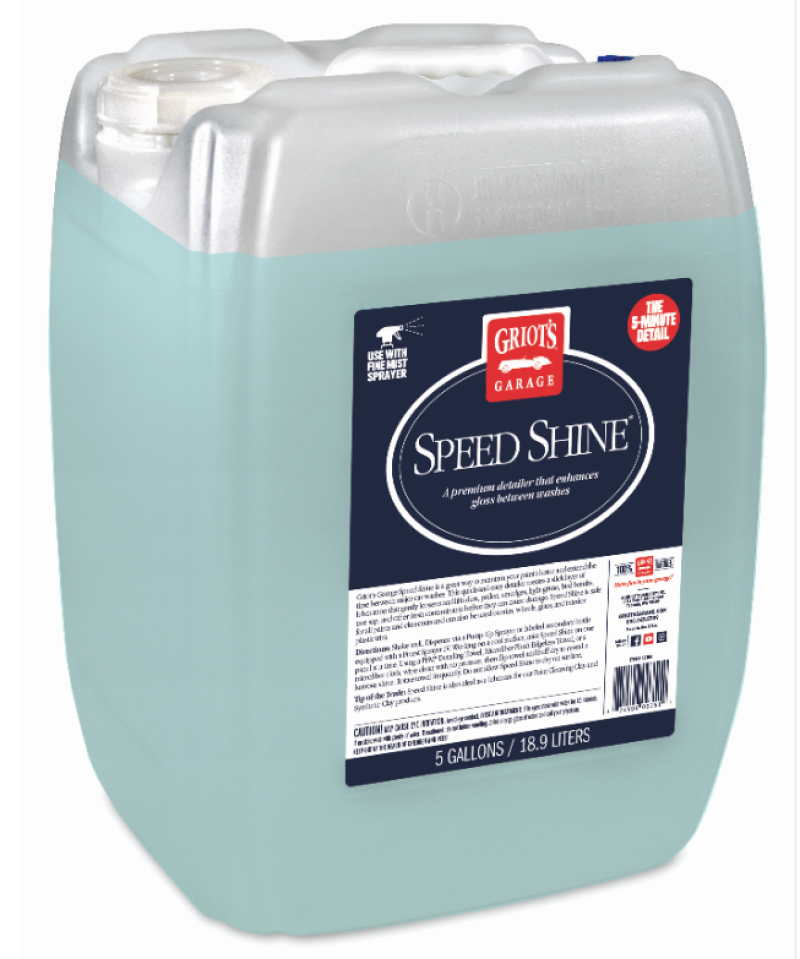 Griots Garage Speed Shine - 5 Gallons (Minimum Order Qty of 2 - No Drop Ship) - Rowdy Warehouse 