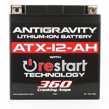 Antigravity YTX12B-BS Lithium Battery w/Re-Start - Rowdy Warehouse 