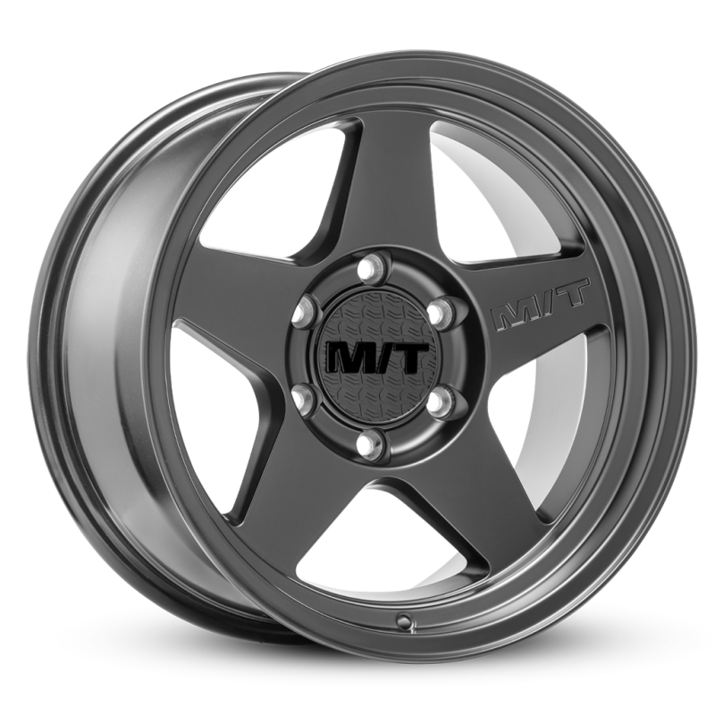 Mickey Thompson Open 5 Black Wheel - 17X9 5X5 BP 4.53in BS -12 Offset 71.6mm Bore