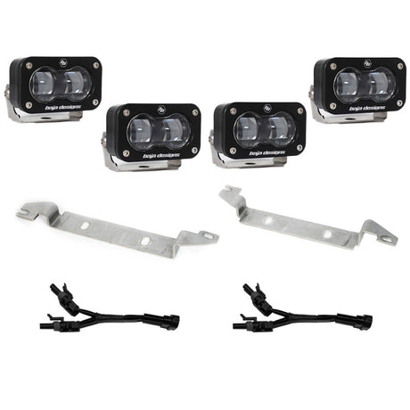 Baja Designs 2022+ Toyota Tundra S2 SAE OEM Fog Light Replacement Kit - Clear - Rowdy Warehouse 