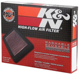 K&N 90-96 Nissan 300ZX 3.0L / 95-01 Honda Civic V 1.4/1.6L Drop In Air Filter - Rowdy Warehouse 