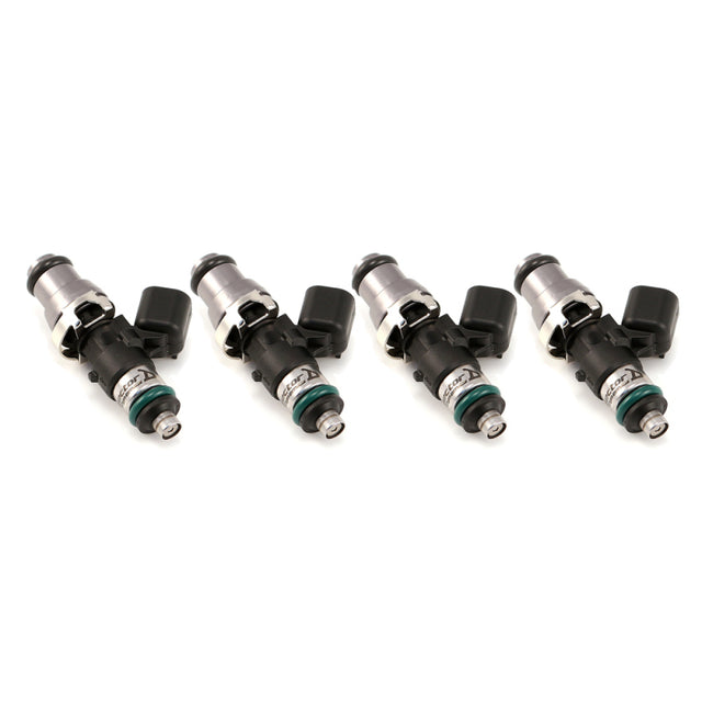 Injector Dynamics ID1050X Injectors 14mm (Grey) Adaptor Top (Set of 4) - Rowdy Warehouse 