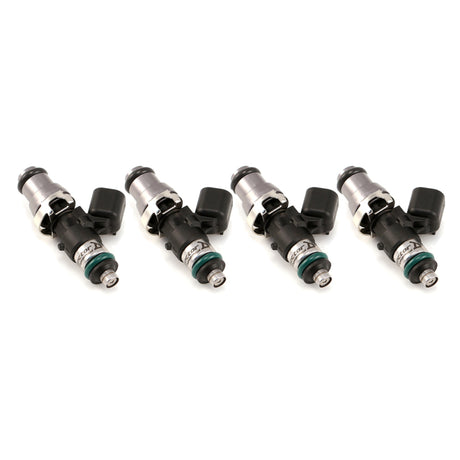 Injector Dynamics 1340cc Injectors - 48mm Length - 14mm Grey Top - 14mm Lower O-Ring (Set of 4) - Rowdy Warehouse 