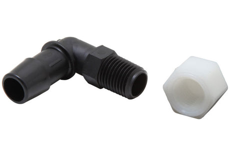 K&N Air Filter Vent Kit - White - 90 Degree Plastic 0.50in Flange 1.75in H 1.75in L - Rowdy Warehouse 