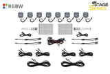 Diode Dynamics Stage Series RGBW LED Rock Light (8-pack) - Rowdy Warehouse 