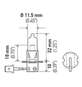 Hella Optilux H3 12V/55W XY Extreme Yellow Bulb - Rowdy Warehouse 