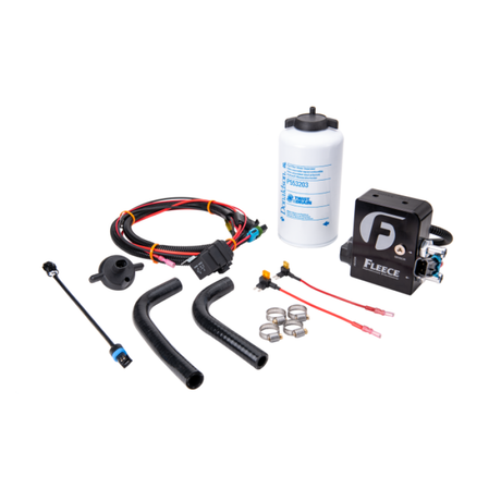 Fleece Performance 11-16 GM 2500/3500 Duramax Auxiliary Heated Fuel Filter Kit - Rowdy Warehouse 