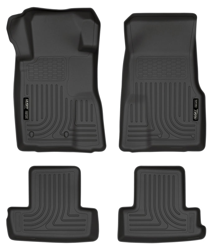 Husky Liners 10-12 Ford Mustang WeatherBeater Combo Black Floor Liners