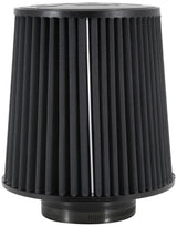 K&N Universal Rubber Filter-Round Tapered 4in Flange ID x 8in Base OD x 6.625in Top OD x 8in H