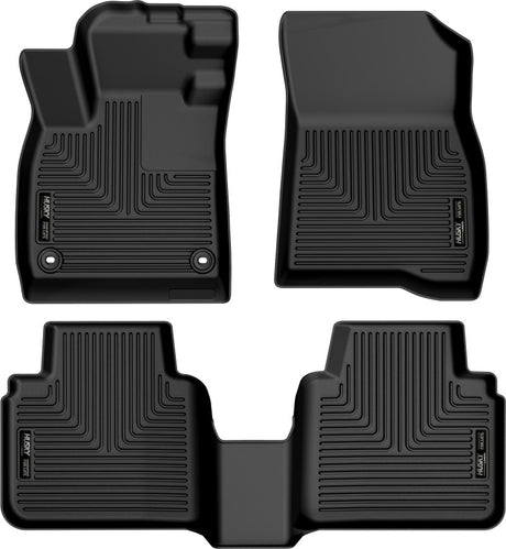 Husky Liners 2023 Honda Accord Weatherbeater Black Front & 2nd Seat Floor Liners - Rowdy Warehouse 