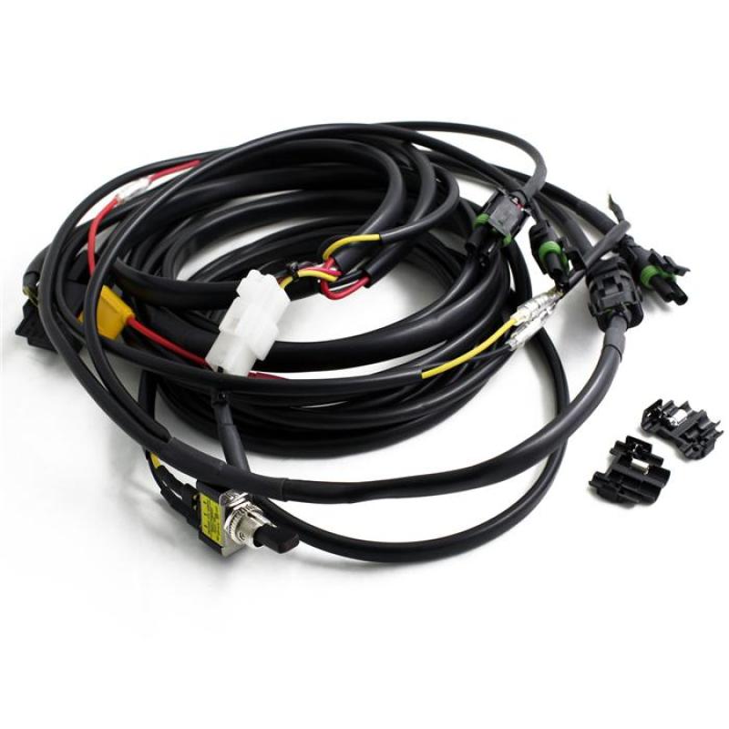 Baja Designs 325 WattsSquadron/S2 Wire Harness (3 Lights Max) - Rowdy Warehouse 