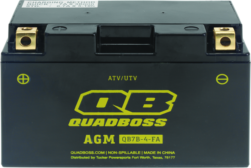 QuadBoss Maintenance-Free AGM Battery QB7B-4-FA