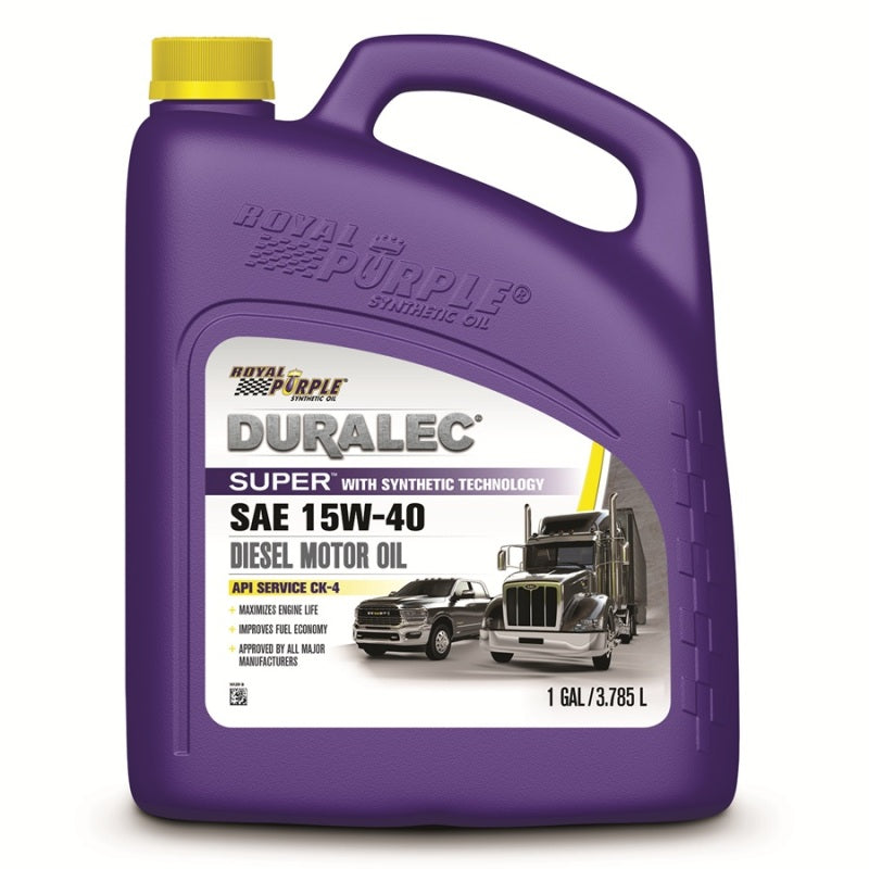 Royal Purple Duralec Super Diesel 15W-40 CK-4 Motor Oil - 1 Gallon