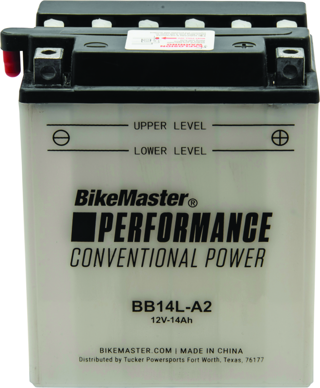 BikeMaster BB14L-A2 Battery - Rowdy Warehouse 