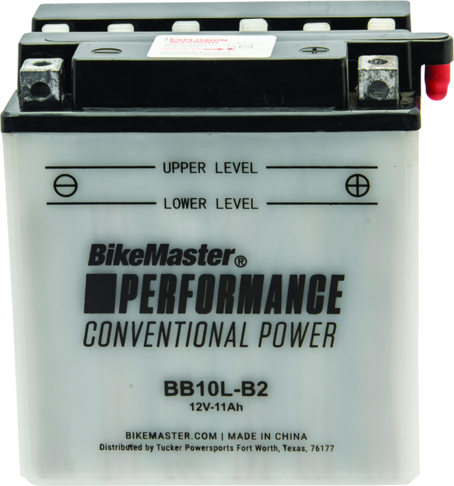 BikeMaster BB10L-B2 Battery - Rowdy Warehouse 