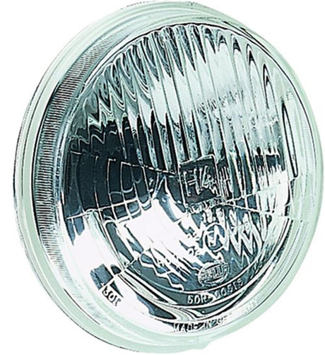 Hella Vision Plus 5-3/4in Round Conversion H4 Headlamp High/Low Beam - Single Lamp - Rowdy Warehouse 