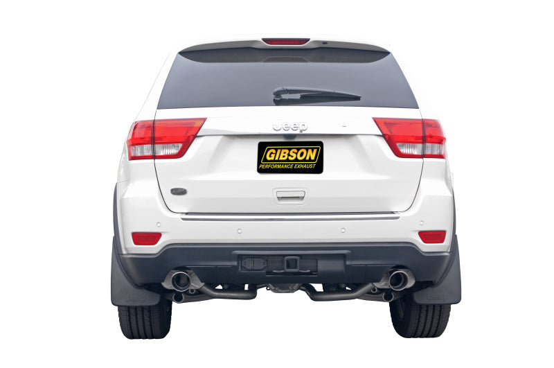 Gibson 11-18 Jeep Grand Cherokee Laredo 3.6L 2.25in Axle-Back Dual Exhaust - Aluminized