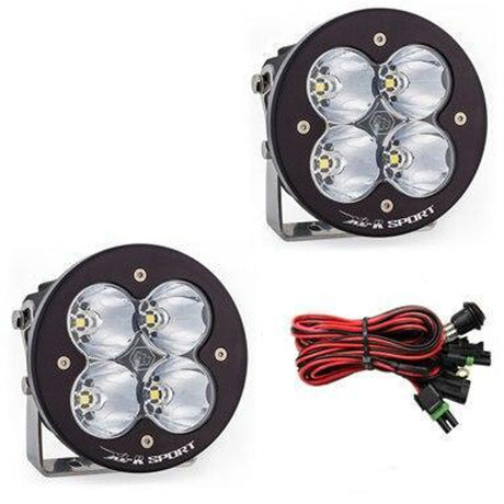 Baja Designs XL-R Sport LED Auxiliary Light Pod Pair (Spot) (Clear) - Rowdy Warehouse 