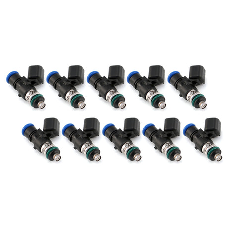 Injector Dynamics ID1050X Injectors 34mm Length (No adapter Top) 14mm Lower O-Ring (Set of 10) - Rowdy Warehouse 