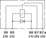 Hella Relay 12V 20/40A Spdt Dio - Rowdy Warehouse 