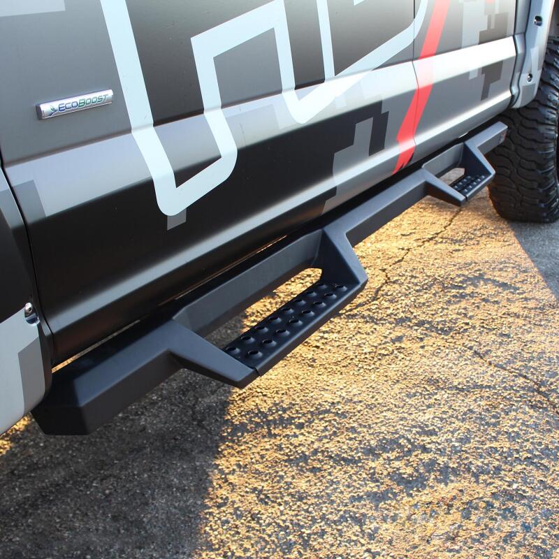 Westin/HDX 17-18 Ford F-150 SuperCrew Drop Nerf Step Bars - Textured Black