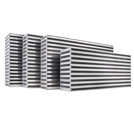 Garrett Air / Air Intercooler CAC - Vertical Flow (8.00in x 3.50in x 24.00in) - 750 HP - Rowdy Warehouse 