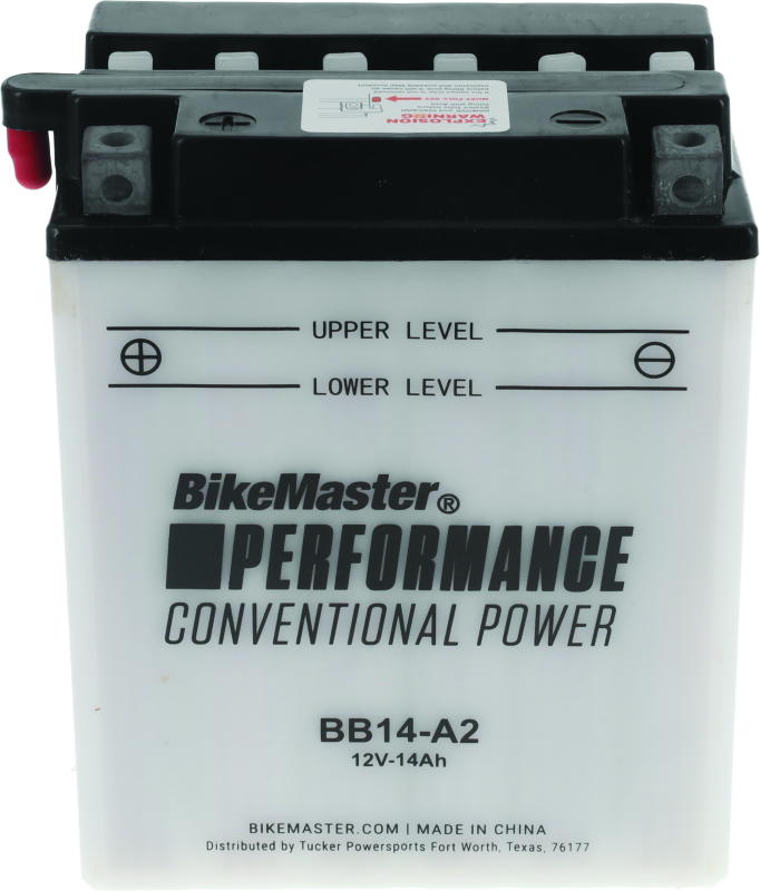 BikeMaster BB14-A2 Battery - Rowdy Warehouse 