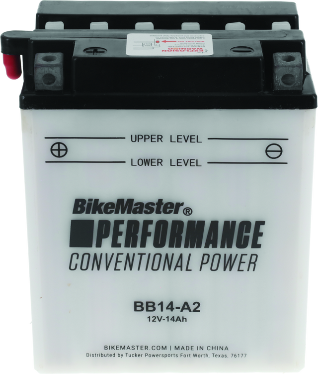 BikeMaster BB14-A2 Battery - Rowdy Warehouse 