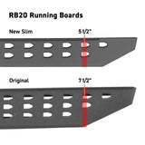 Go Rhino RB20 Slim Running Boards - Universal 87in. - Bedliner Coating