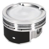 JE Pistons VW TSI 2.0 Turbo 83mm Bore +.50mm Oversize 9.6:1 CR -7.8cc Dish Piston (Set of 4) - Rowdy Warehouse 