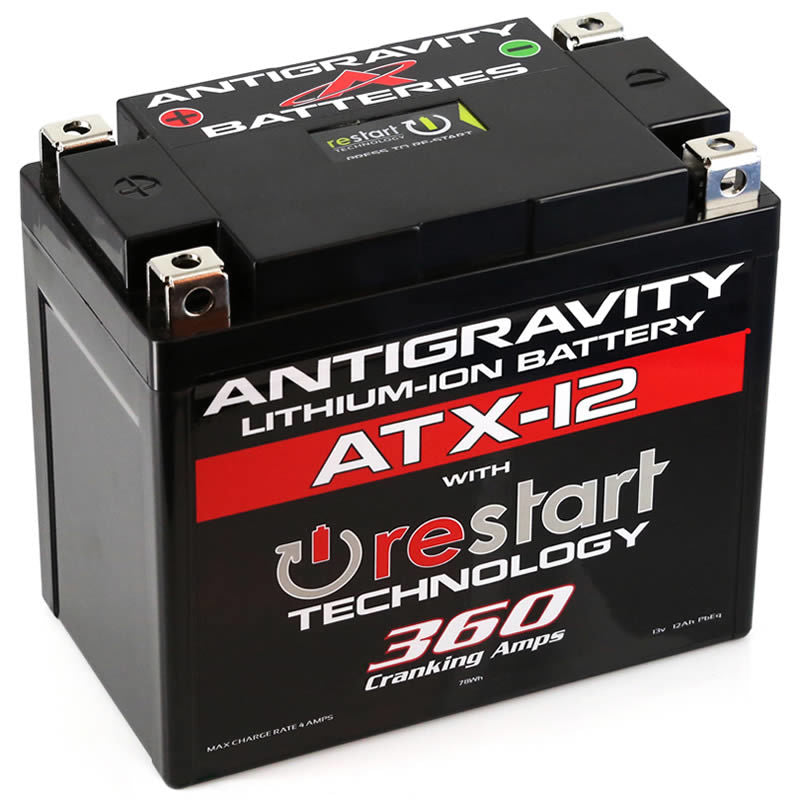 Antigravity YTX12 Lithium Battery w/Re-Start - Rowdy Warehouse 