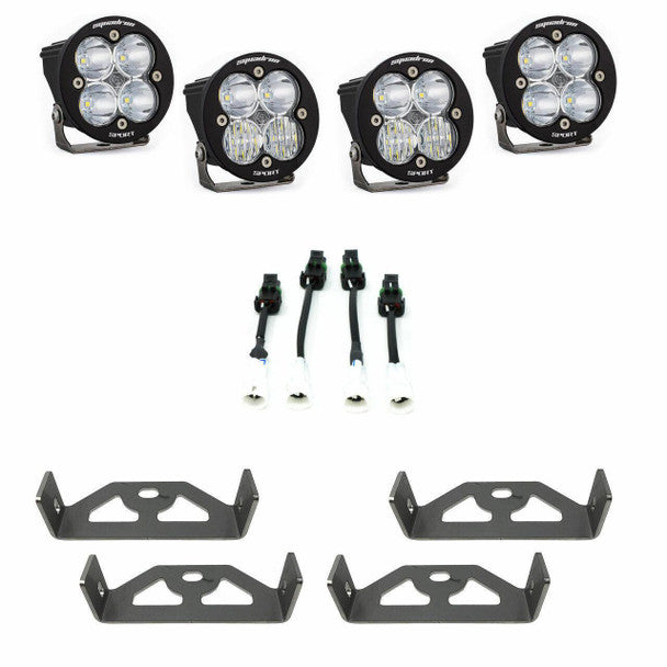 Baja Designs Yamaha YXZ Squadron-R Sport Headlight Kit - Rowdy Warehouse 