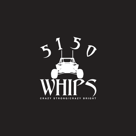 5150 Whips Stickers - Rowdy Warehouse 