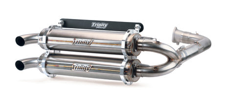 RZR TURBO / S EXHAUST - STAINLESS STEEL - FULL SYSTEM - Rowdy Warehouse 