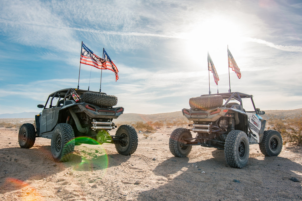 RZR PRO XP / TURBO R EXHAUST - STAINLESS STEEL - FULL SYSTEM - Rowdy Warehouse 