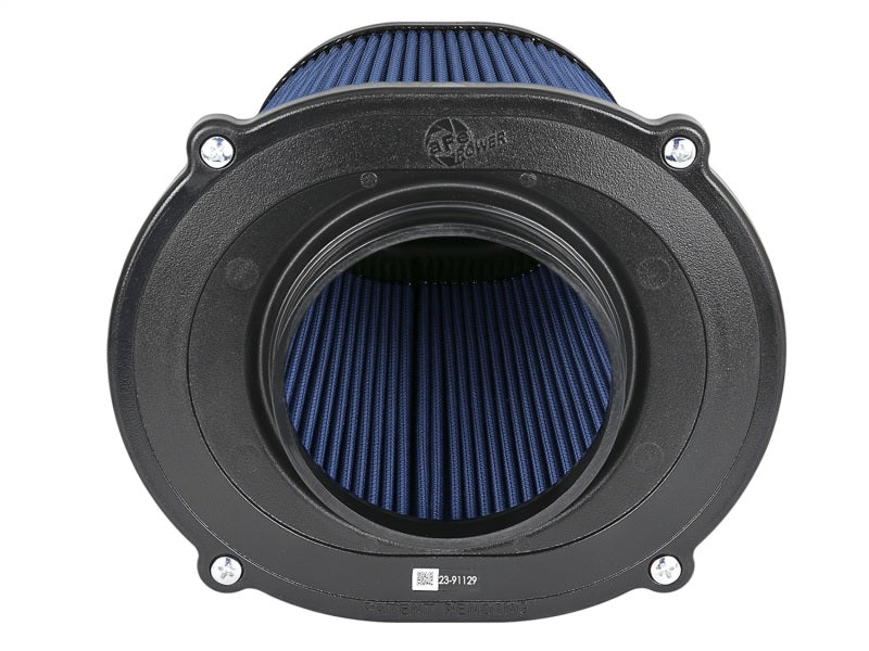 aFe Quantum Pro-5 R Air Filter Inverted Top - 5in Flange x 9in Height - Oiled P5R - Rowdy Warehouse 