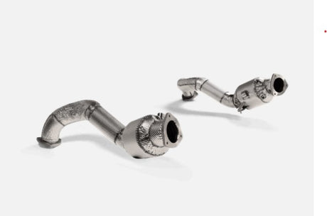 Akrapovic 2022+ Porsche 718 Cayman GT4 RS Link-Pipe Set (Titanium) - Rowdy Warehouse 