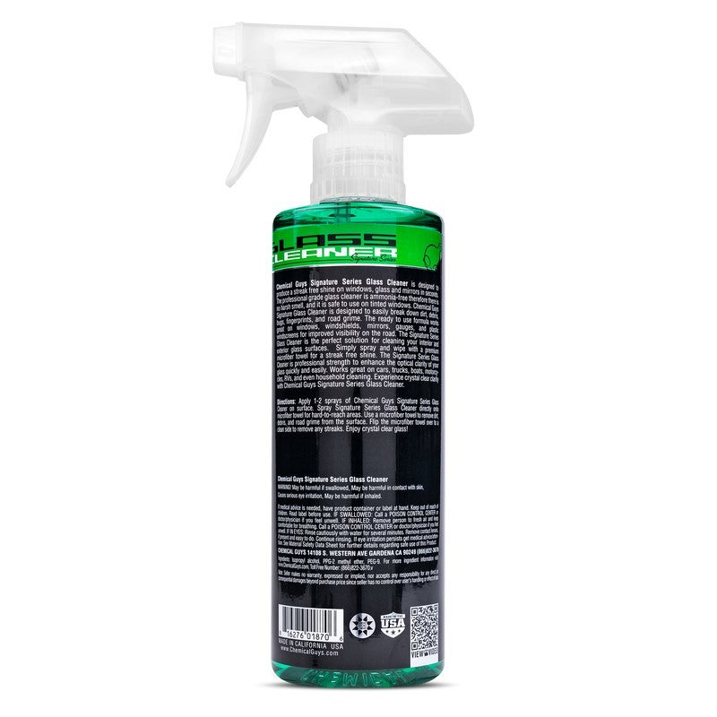 Chemical Guys Signature Series Glass Cleaner (Ammonia Free) -16oz - Rowdy Warehouse 