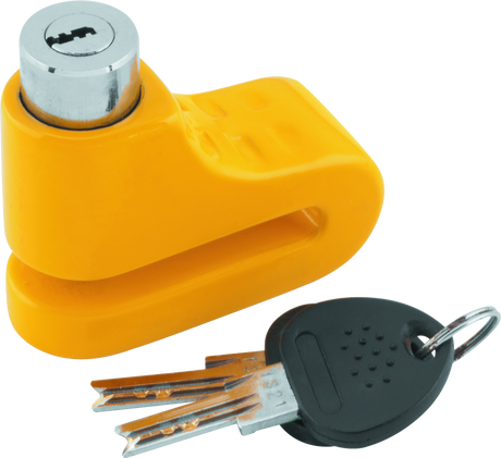 Bully Lock Disc Lock 5.5mm - Yellow - Rowdy Warehouse 