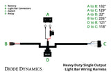 Diode Dynamics Heavy Duty (Single) Output Light Bar Wiring Harness