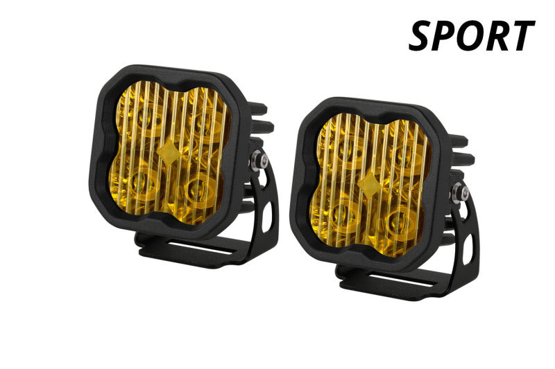 Diode Dynamics SS3 Sport ABL - Yellow SAE Fog Standard (Pair)