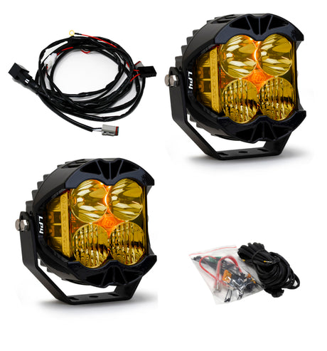 Baja Designs LP4 Pro Driving/Combo LED - Amber (Pair) - Rowdy Warehouse 