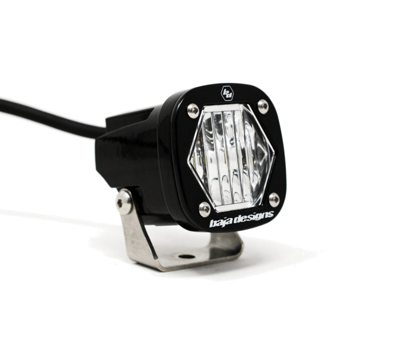 Baja Designs S1 Wide Cornering LED Light w/ Mounting Bracket Single - Rowdy Warehouse 